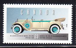 Canada MNH Scott #1605r 20c McLaughlin-Buick Model 28-496 - Historic Land Vehicles Collection - Neufs