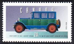 Canada MNH Scott #1605s 20c Gray-Dort Model 25-SM - Historic Land Vehicles Collection - Neufs