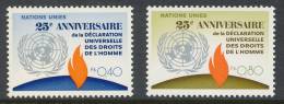 UN Geneva 1973 Michel # 35-36 MNH - Ongebruikt