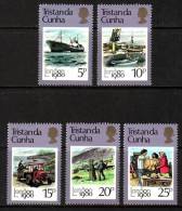 Tristan Da Cunha Scott 272/276, 1980 London 80 Commemorative Set MH* - Tristan Da Cunha