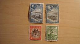 Ceylon    Mix Lot  Used//MH - Ceylon (...-1947)