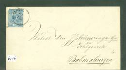 BRIEFOMSLAG Uit 1891 Van KLEINROND OLDEHOVE Naar BALMAHUIZEN (GRONINGEN) (6146) - Storia Postale