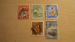 Ceylon    Mix Lot  Used - Ceylon (...-1947)