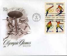 SPORT GIOCHI OLIMPICI STATI UNITI LAKE PLACID 1976 FDC - Inverno1980: Lake Placid