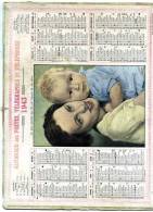 Calendrier Des Poste Du  Finistère  22  Complet  De 1943 - Grossformat : 1941-60