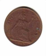 GREAT BRITAIN    1  PENNY  1963  (KM# 897) - D. 1 Penny