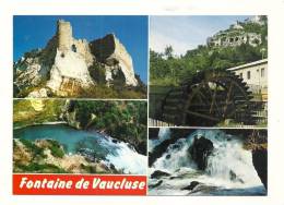 Cp, 84, Fontaine De Vaucluse,  Multi-Vues - Other & Unclassified