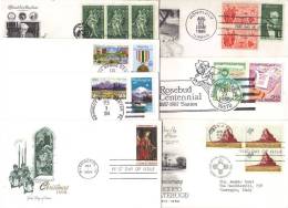 BA53 - STATI UNITI , Sette FDC Diverse - Andere & Zonder Classificatie