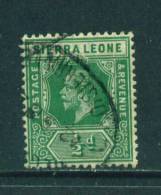 SIERRA LEONE - 1912 George V 1/2d  Used As Scan - Sierra Leone (...-1960)