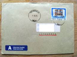 Cover Sent From Finland To Lithuania On 1994, Book - Covers & Documents