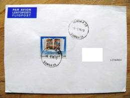 Cover Sent From Finland To Lithuania On 1994, Book - Cartas & Documentos
