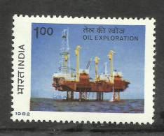 INDIA,1982, Sagar Samrat Drlling Rig, Oil And Natural Gas,  ONGC ,MNH, (**) - Petróleo