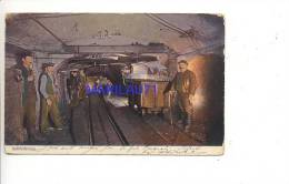 Delcampe - 3478 MINIERA MINATORI FERROVIERI VIAGGIATA NEL 1912 - Bergbau