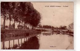 08 ATTIGNY ( Ardennes ) - Le Canal - Au Loin Lavoirs Et Le Pont Du Village - édition Deroche  N° 238 - 5 - 38 - Attigny
