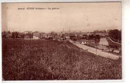 08 ATTIGNY ( Ardennes ) - Vue Générale  - Du Village à Droite Route Et Canal - édition Deroche  N° 272 - 5 - 38 - Attigny