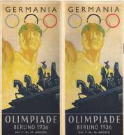 Olimpiade Berlino 1936 - Jeux Olympiques 1936 - Andere & Zonder Classificatie