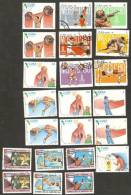 Bc18. Cuba LOT Set Of 22 - SPORT 1979 Olympic Games Moscow ' 80 1984 1983 - Oblitérés