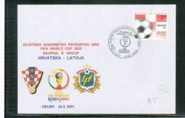 Kroatien / Croatia 2001 Kroatien - Latvia Qualifiquationsspiel - 2002 – South Korea / Japan