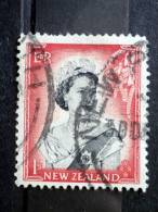 New Zealand - 1954 - Mi.nr.341 - Used - Queen Elizabeth II - Definitives - Gebraucht