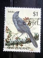 New Zealand - 1985 - Mi.nr.931 - Used - Birds - Kokako - Callaeas Cinerea - Definitives - Oblitérés