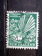 New Zealand - 1935 - Mi.nr.189 - Used - Local Representations - New Zealand Fantail - Rhipidura Fuliginosa - Definitives - Usados