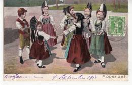 BR36326 Appenzell Children Enfants Folklore Dances Costume  2 Scans - Appenzell