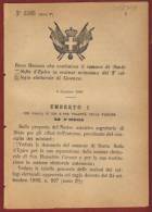 1861  REGIO DECRETO  MILITARE : AUMENTO PIANTA UFFICIALI ARSENALE STATO MAGGIORE DELLA REAL MARINA - Décrets & Lois