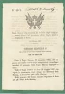 1869  REGIO DECRETO  MILITARE : MODIFICA TABELLA DEL PERSONALE DELLA REGIA MARINA IMPIEGATO A TERRA - Décrets & Lois