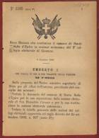 1873  REGIO DECRETO  MILITARE : REGOLAMENTO PEL SERVIZIO DELLE ZAVORRE NEL PORTO DI VENEZIA - Décrets & Lois