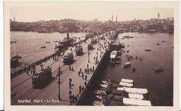 ISTANBUL - Le Pont Galata Avec Tramway - TURQUIE - Photo Carte - - Turquia