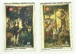 1984 - Sovrano Militare Ordine Di Malta 229/30 Quadri Di Bernardino Di Betto   ++++++++ - Schilderijen