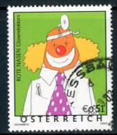 AUSTRIA / OSTERREICH 2002 - Circo "Clown" - 1 Val. Usato / Used Come Da Scansione - Zirkus