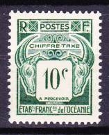 Oceanie  Taxe N°18 Neuf Sans Charniere - Timbres-taxe