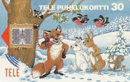 Finland, D029, Winter Animals, 2 Scans. - Finnland