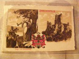 Koenigswinter Drachenburg Drachenfels  - Coat Of Arms - Ludwig Meister Köln  Ca 1907    D81205 - Koenigswinter
