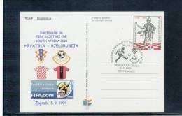 Kroatien / Croatia 2010 Fussball Weltmeisterschaft Qualifikationsspiel Kroatien-Weissrussland - 2010 – África Del Sur