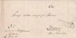 Dienstsache, Brief Von Pforzheim Mit Stempel R2: PFORZHEIM 30. Jul. A 4, Nach Schwann über Neuenbürg, 1866 - Autres & Non Classés