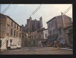 CAPESTANG Hérault 34 : Place De La Révolution  ( Auto Simca 1100 épicerie Cafés Boca - Capestang