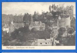 Deutschland; Monschau; Montjoie; Schloßruine Und Krankenhaus; 1909 - Monschau