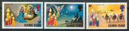 1975 Isole Solomone Natale Christmas Noel Set MNH** Nat 95 - British Solomon Islands (...-1978)