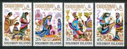 1977 Isole Solomone Natale Christmas Noel Set MNH** Nat 96 - Salomonen (...-1978)