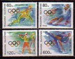 BULGARIA \ BULGARIE - 1997 - Jeux Olimpiques D´Hiver - Nagano´1998 - 4v** - Unused Stamps