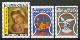 1976 Repubblica Dominicana Natale Christmas Noel Set MNH** Nat 114 - Dominique (...-1978)