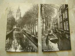 Delft  2 Postcards  D81354 - Delft