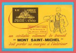 BUVARD/BLOTTER/ Vetement Du Mont Saint Michel - Textile & Clothing