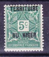 NIGER Taxe N°1 Neuf Charniere - Neufs