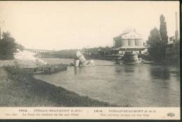 Le Pont Du Chemin De Fer Sur L'Oise - Persan