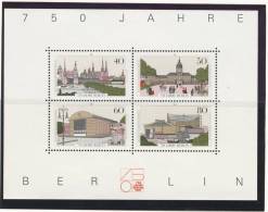 1987 Berlin Germany Complete 750 Years Berlin Souvenir Sheet Michel # 772-775 Block 8 - Blocchi