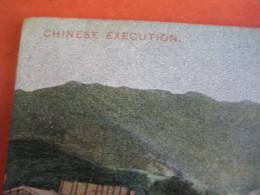 1 China Postcard - No Stamp  - Chinese Excecution - Chro. Edit. Kingshill. No 1008\25 - Chine