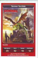 CARTE CARREFOUR DREAMWORKS TERREUR TERRIBLE 131/216 BON ETAT - Sonstige & Ohne Zuordnung